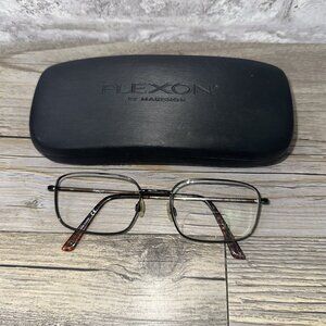 Flexon Benjamin 600 033 Dark Gray Eyeglasses Frames 54-18 140  Men Women 4263